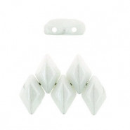 Matubo GemDuo kralen 8x5mm Luster - Opaque white